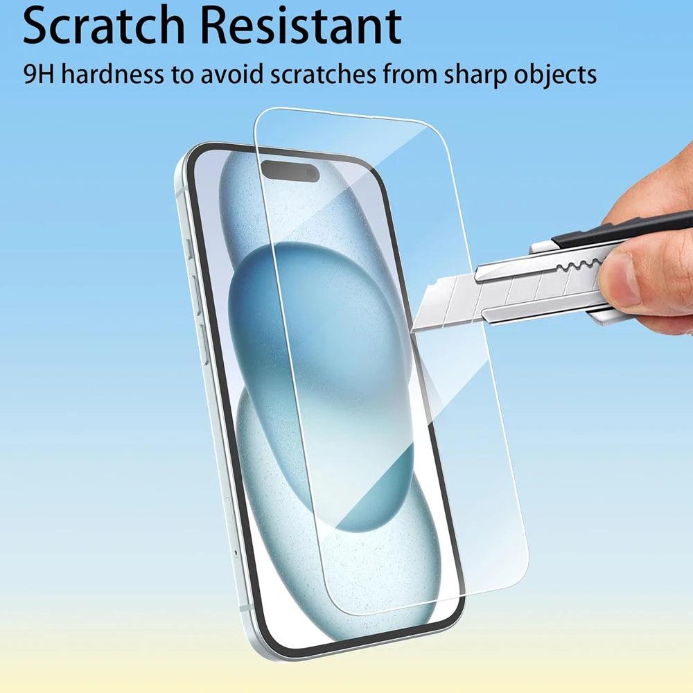 IPhone Tempered Glass Screen Protector 5Pcs - IDefend