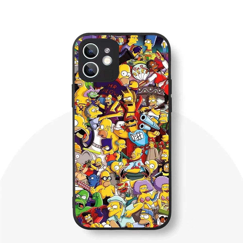YS-61 Simpson Family Silicone Case For iPhone 1 - IDefend