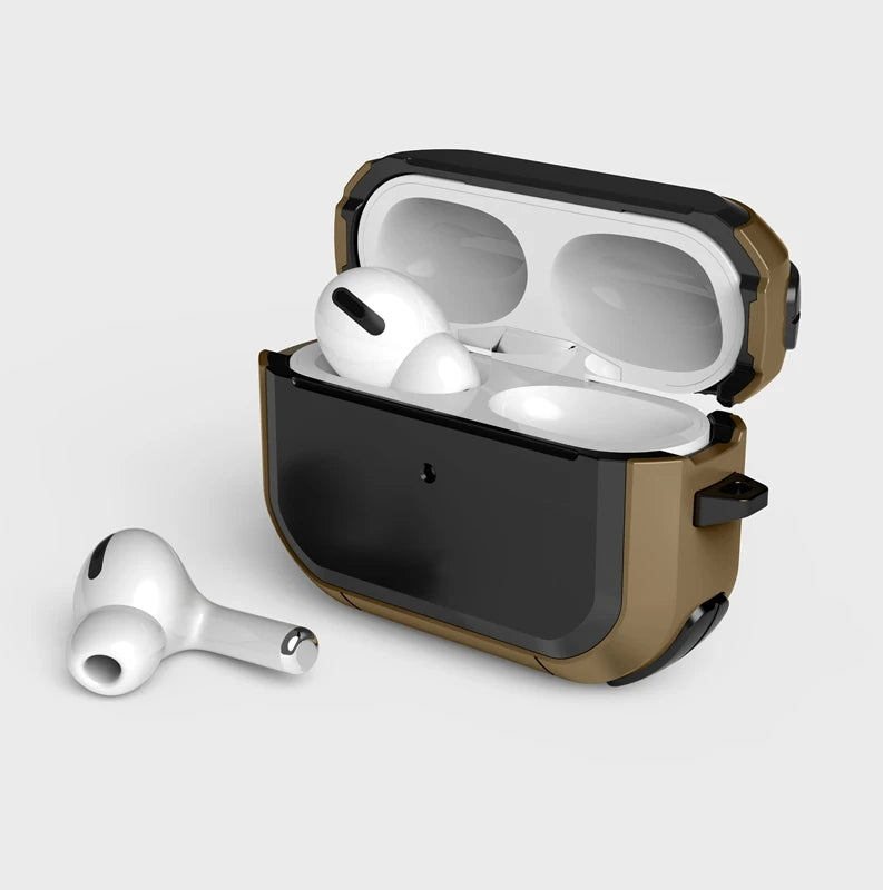 Armor Protective Case For AirPods Pro 2nd Generation AirPods 4 3rd 3 2 1st Gen Cover Accessories Shockproof Coque Capa Funda