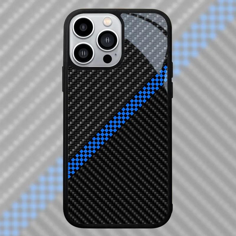 Carbon Fiber Pattern Slim Case For iPhone - IDefend