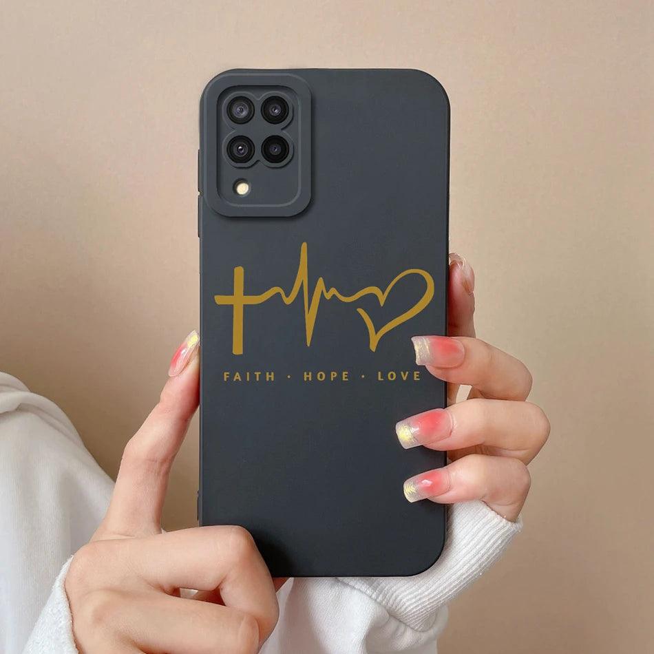 Creative Soft Liquid Back Cover For Galaxy - IDefend