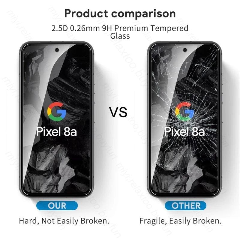 8 In 1 Tempered Glass Camera Lens & Screen Protector For Google Pixel - IDefend