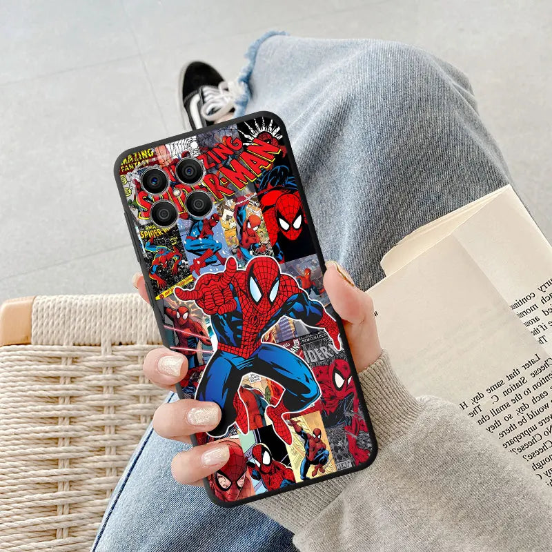Marvel Spiderman Deadpool Phone Case for Honor X6 X6a X8a 70 Magic5 Lite 90 Pro X7 X9a X8 8X Bumper Luxury Cover TPU Soft
