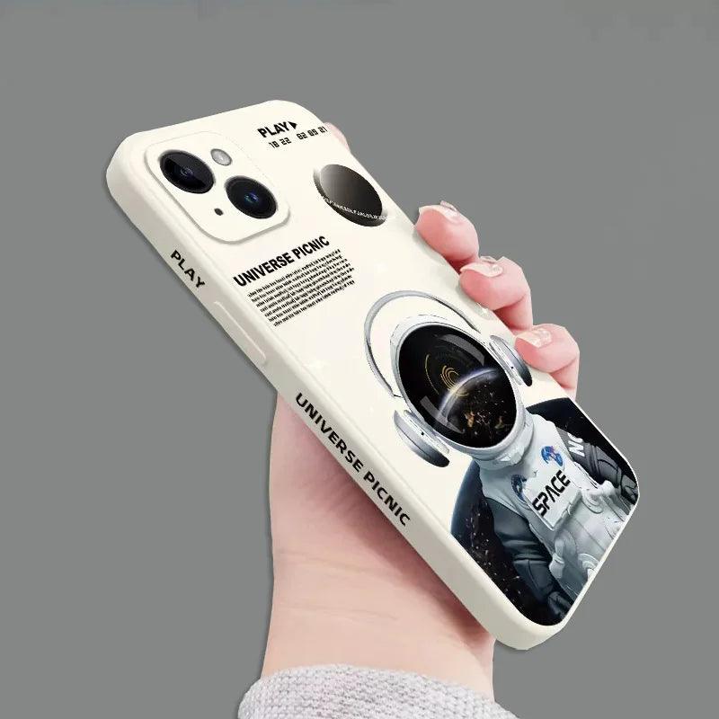 Cartoon Space Astronaut Cases For iPhone 2 - IDefend