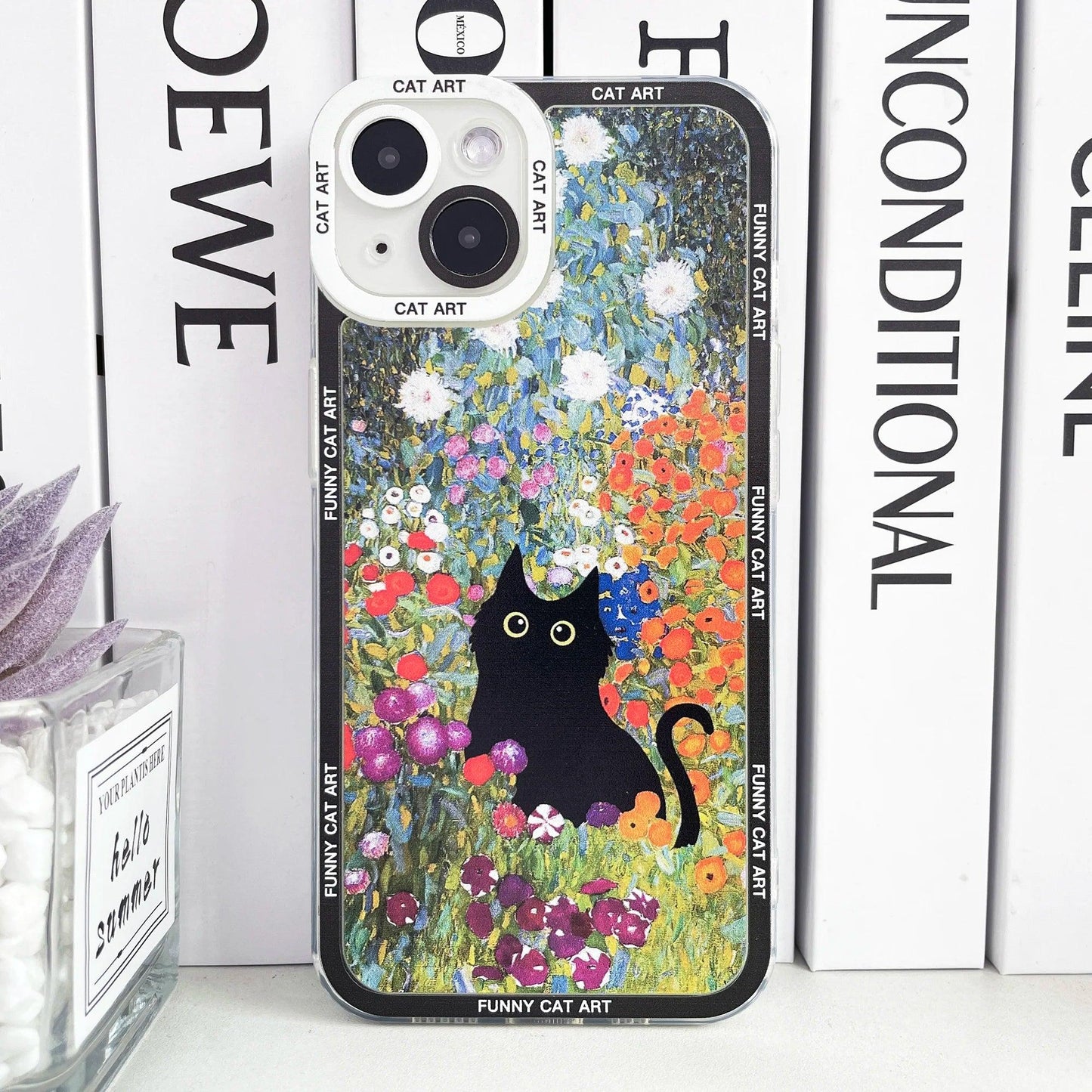 Claude Monet Van Gogh Funny Cat Art Phone Case For iPhone 1 - IDefend