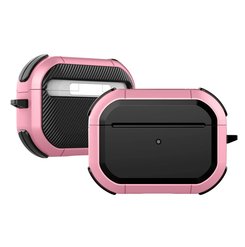 Armor Protective Case For AirPods Pro 2nd Generation AirPods 4 3rd 3 2 1st Gen Cover Accessories Shockproof Coque Capa Funda