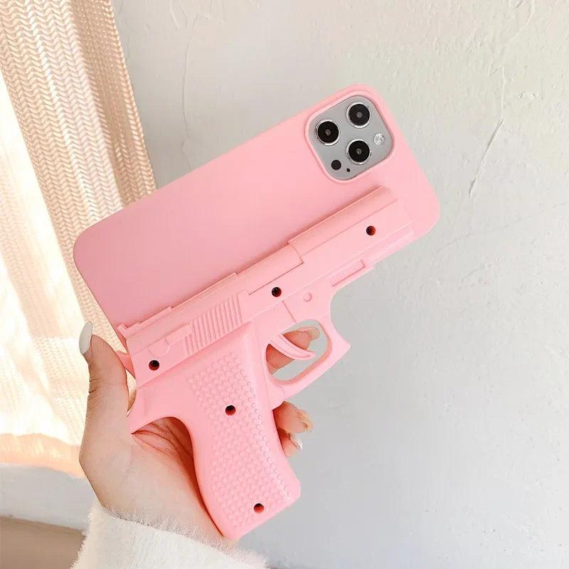 Creative Toy Pistol Mobile Phone Case Suitable for iPhone - IDefend