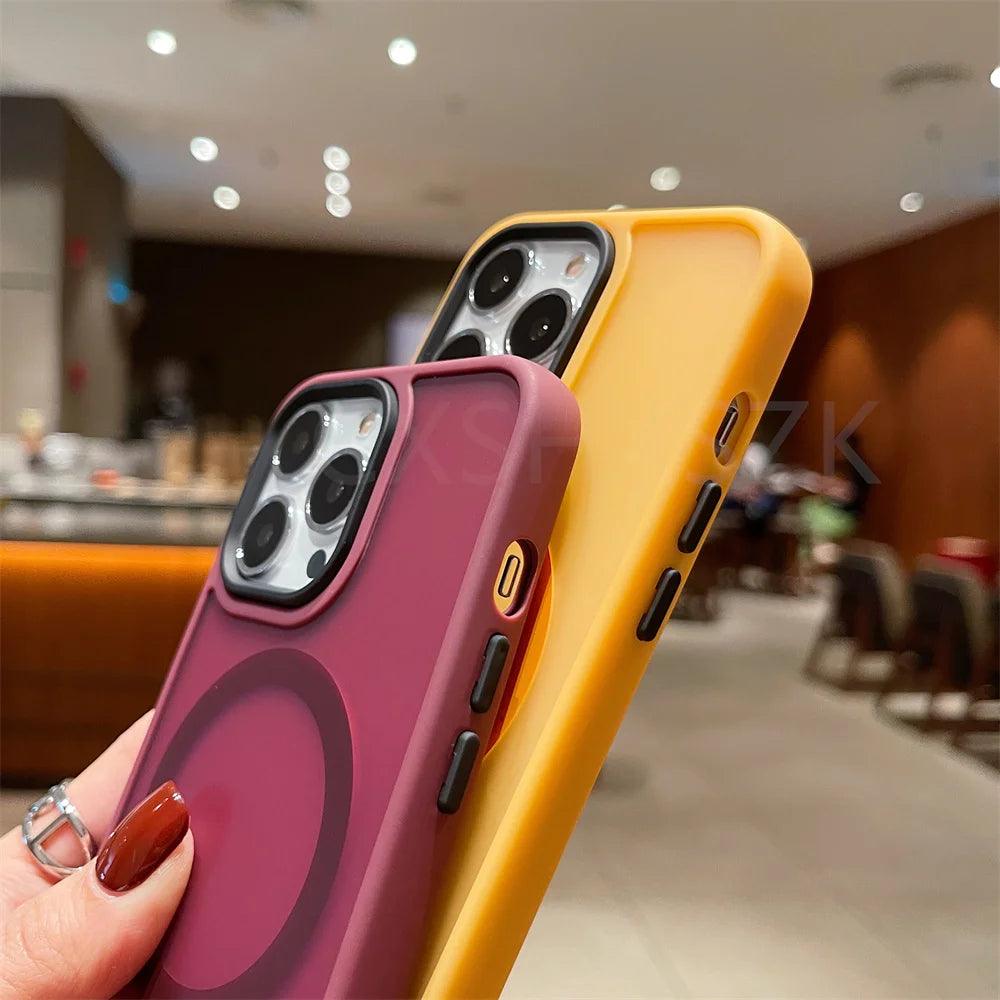 Luxury Magnetic For Magsafe Wireless Charge Phone Case For iPhone 0.2 - IDefend