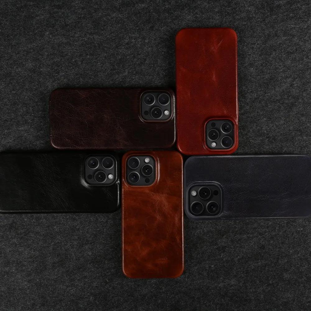 Business Genuine Leather Case for iPhone 2 - IDefend