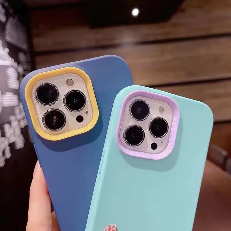 Luxury 3 in 1 Solid Color Detachable Case For iPhone - IDefend