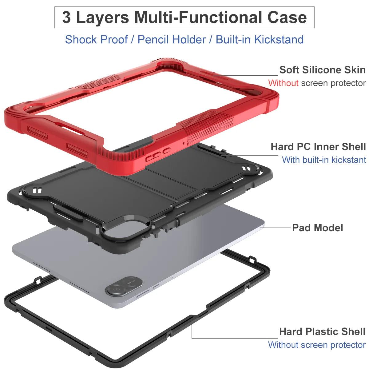 For Honor pad X9 11.5 inch used in outdoor re-installed a tablet computer case - IDefend
