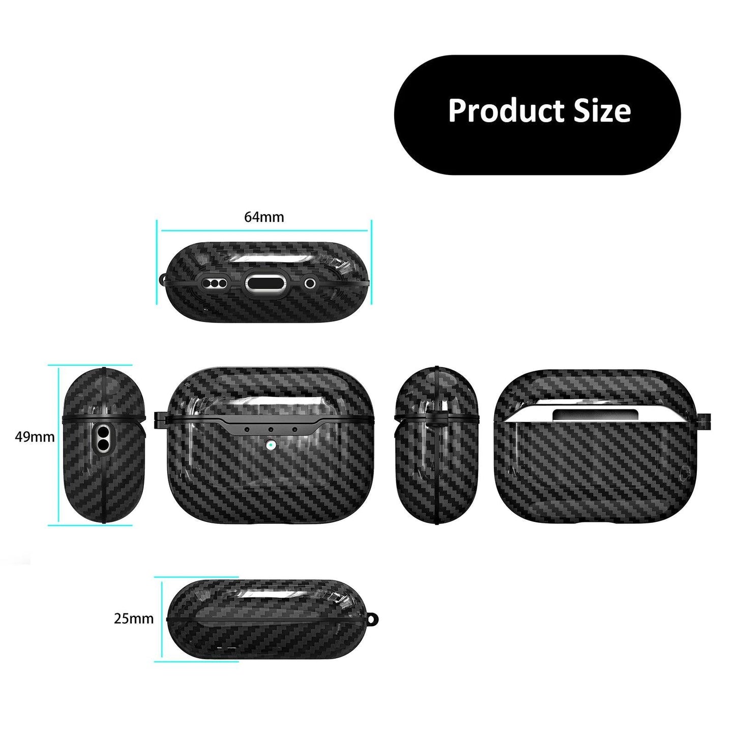 Carbon Fiber Case For Apple AirPods - IDefend