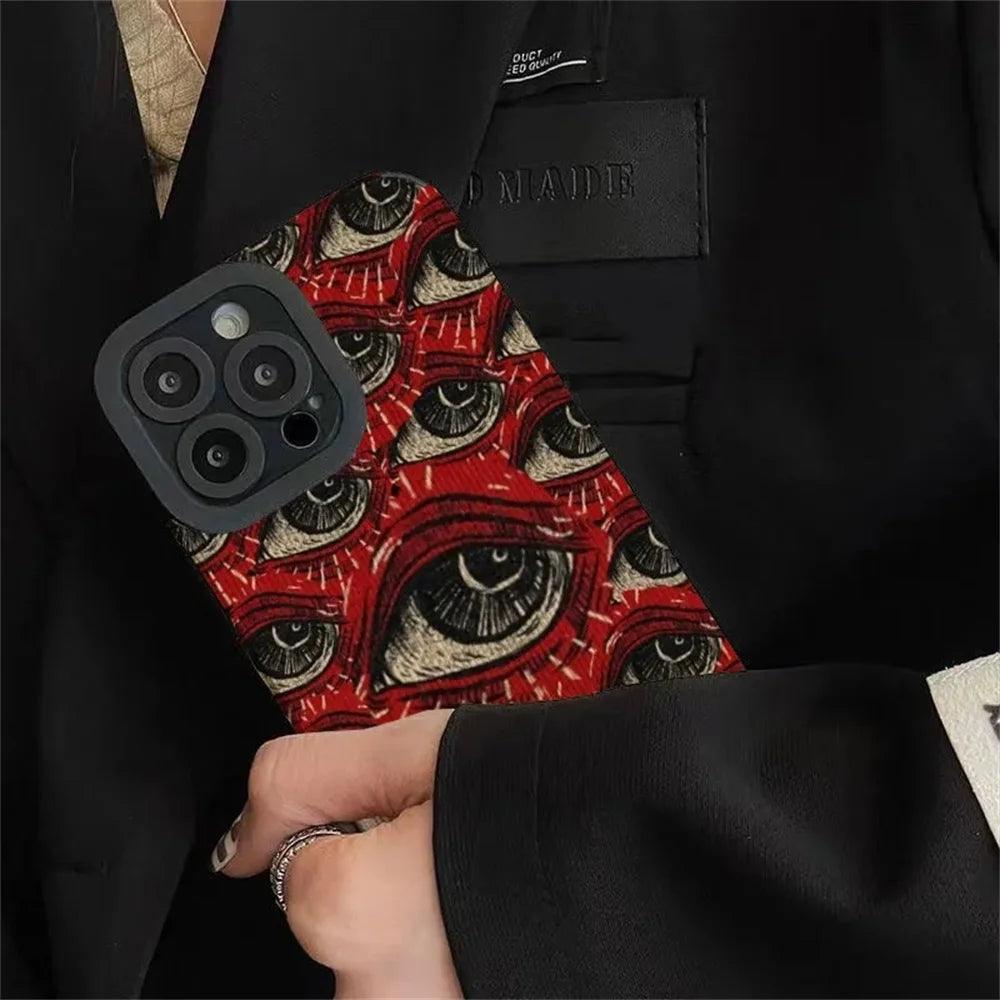 Fashion Spooky Scary Red Eye Case For iPhone - IDefend