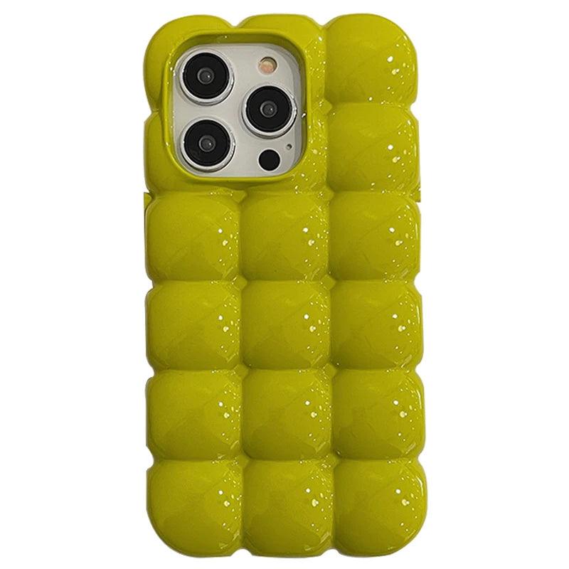 Cute Stylish Bread Chocolate Block 3D Phone Case For iPhone - IDefend