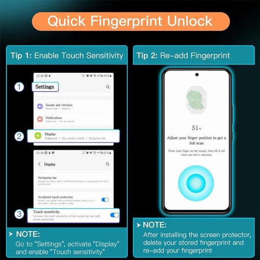 HD Screen Protector for Samsung Galaxy - IDefend