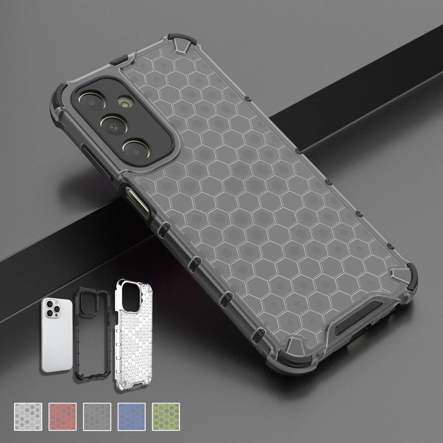 Luxury Honeycomb Hybrid Case For Samsung Galaxy 0.1 - IDefend