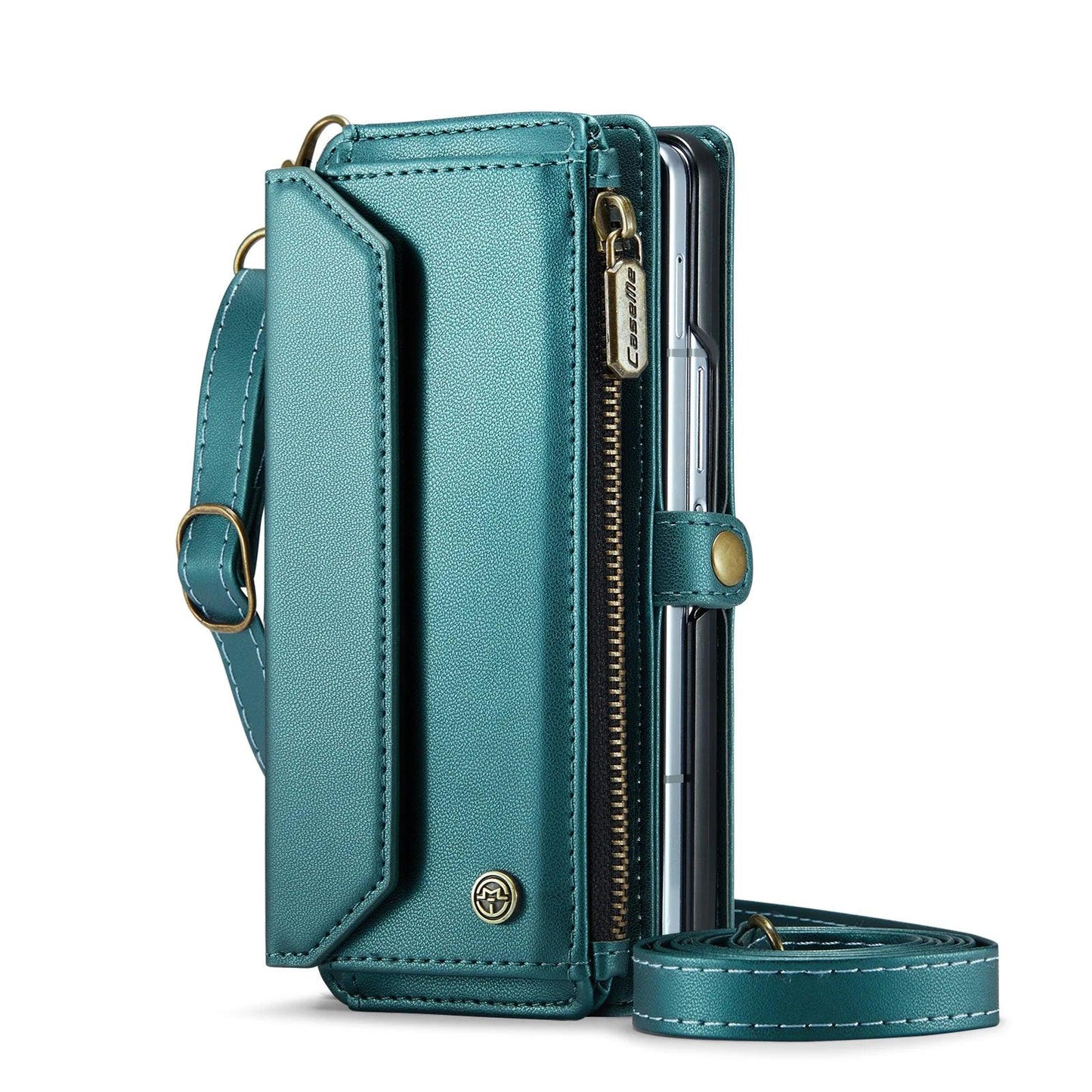Leather Mobile Phone Case,Card Holder,Crossbody,Protective Cover,Suitable for Samsung Galaxy Z Fold - IDefend