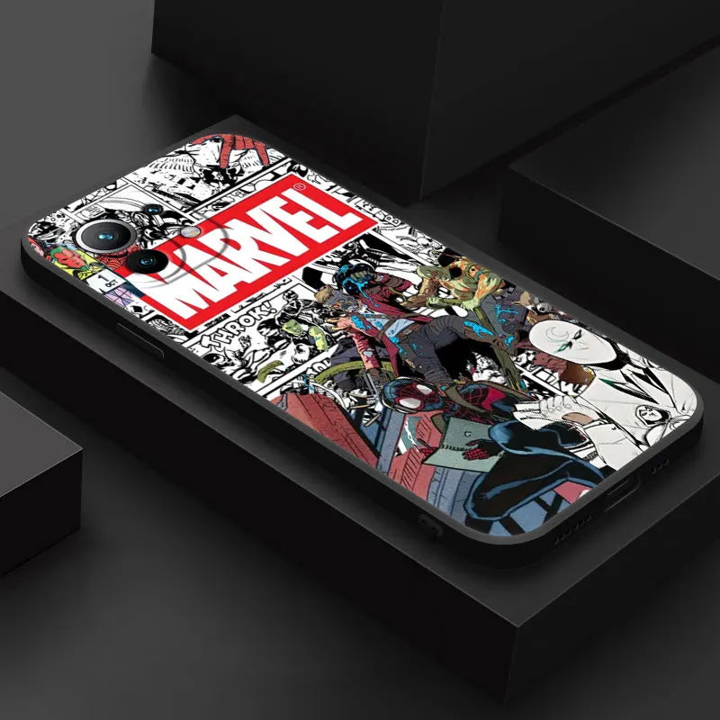 Avengers Endgame Heroes Marvel Phone Case For Xiaomi 14T 13T 12T 11T 10 14 Pro 12 Mi 11 Lite Poco X3 X4 X5 X6 M5 F5 F6 Pro Cover