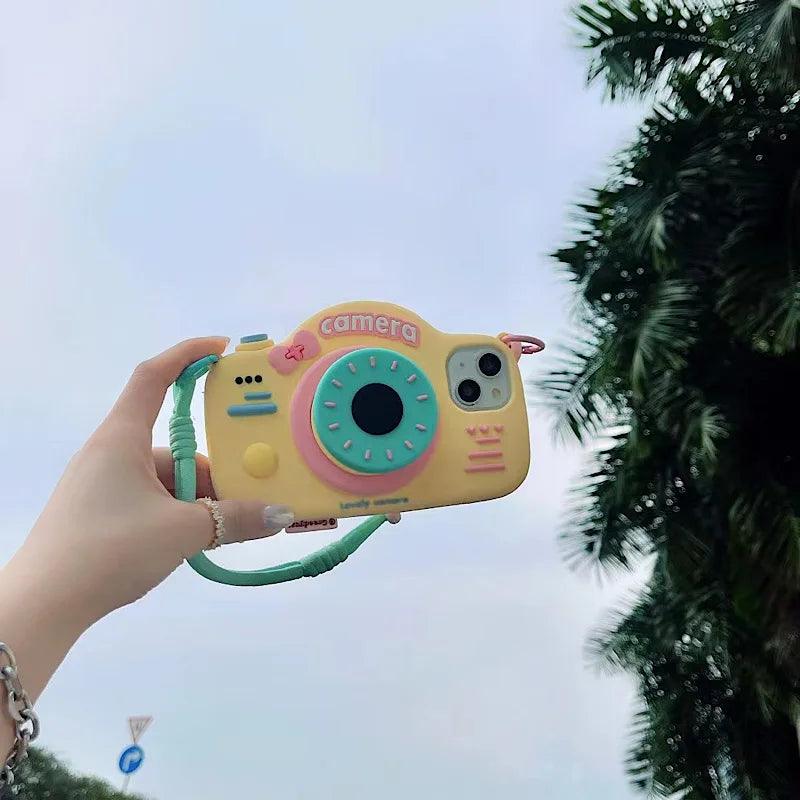 Stereoscopic Silicone Strap Camera Suitable For iPhone - IDefend