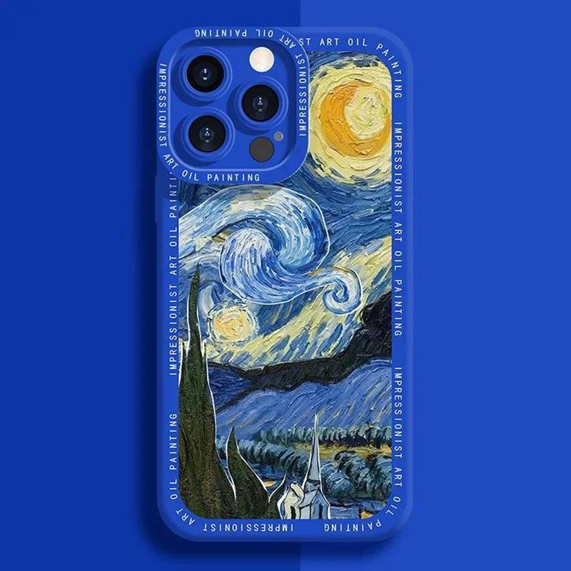Interesting oil painting phone case For iphone 0.2 - IDefend