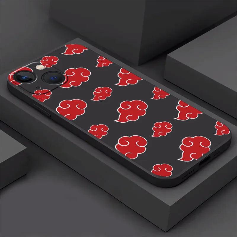 Naruto-Akatsukis Cloud Phone Case for iPhone - IDefend
