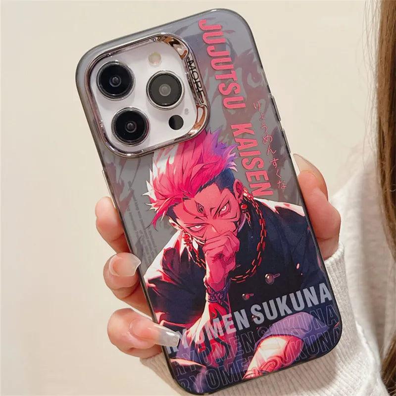 Jujutsu Satoru Gojo Kaisen Aurora Clear Phone Case For iPhone - IDefend