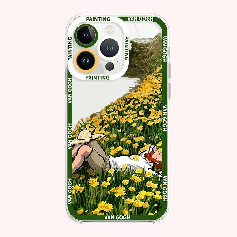 Creative oil painting Phone case For iphone 1 - IDefend