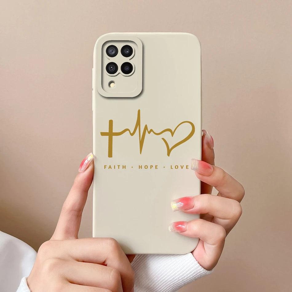 Creative Soft Liquid Back Cover For Galaxy - IDefend