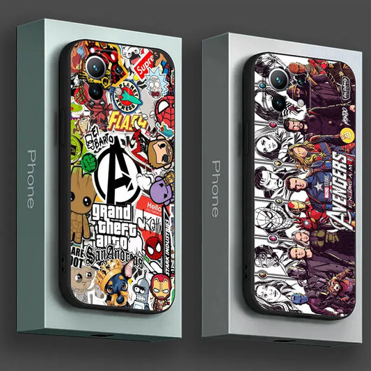 Avengers Endgame Heroes Marvel Phone Case For Xiaomi 14T 13T 12T 11T 10 14 Pro 12 Mi 11 Lite Poco X3 X4 X5 X6 M5 F5 F6 Pro Cover