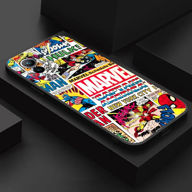 Avengers Endgame Heroes Marvel Phone Case For Xiaomi 14T 13T 12T 11T 10 14 Pro 12 Mi 11 Lite Poco X3 X4 X5 X6 M5 F5 F6 Pro Cover