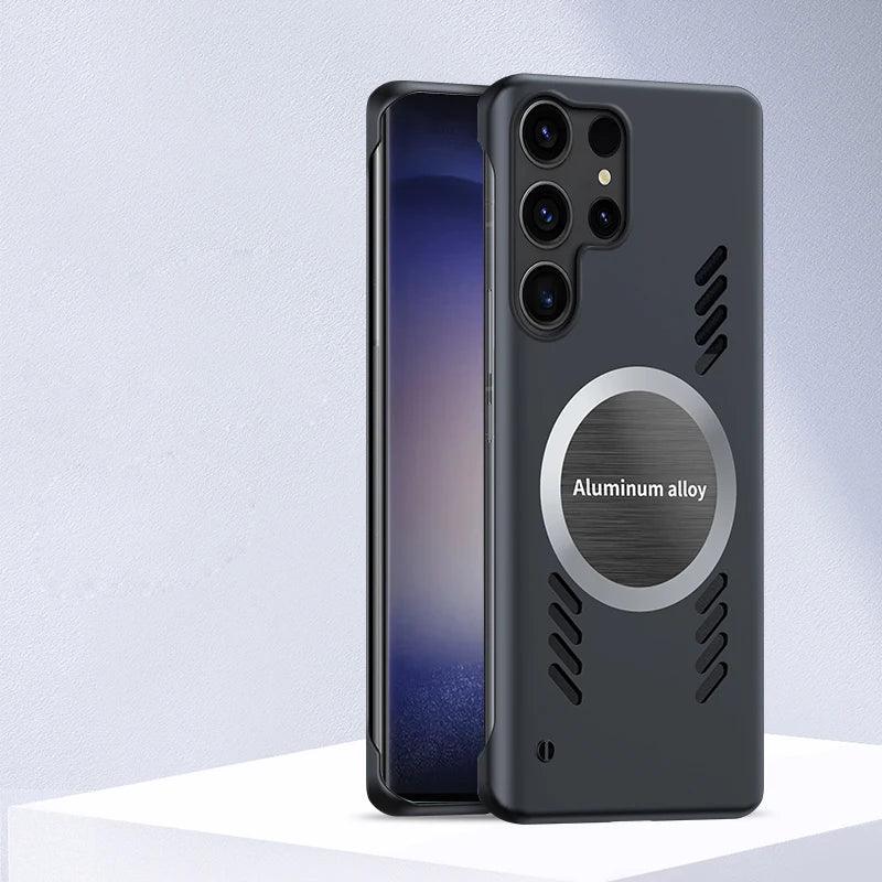 Luxury Graphene Heat Dissipation Cooling Magnetic Phone Case for Samsung - IDefend