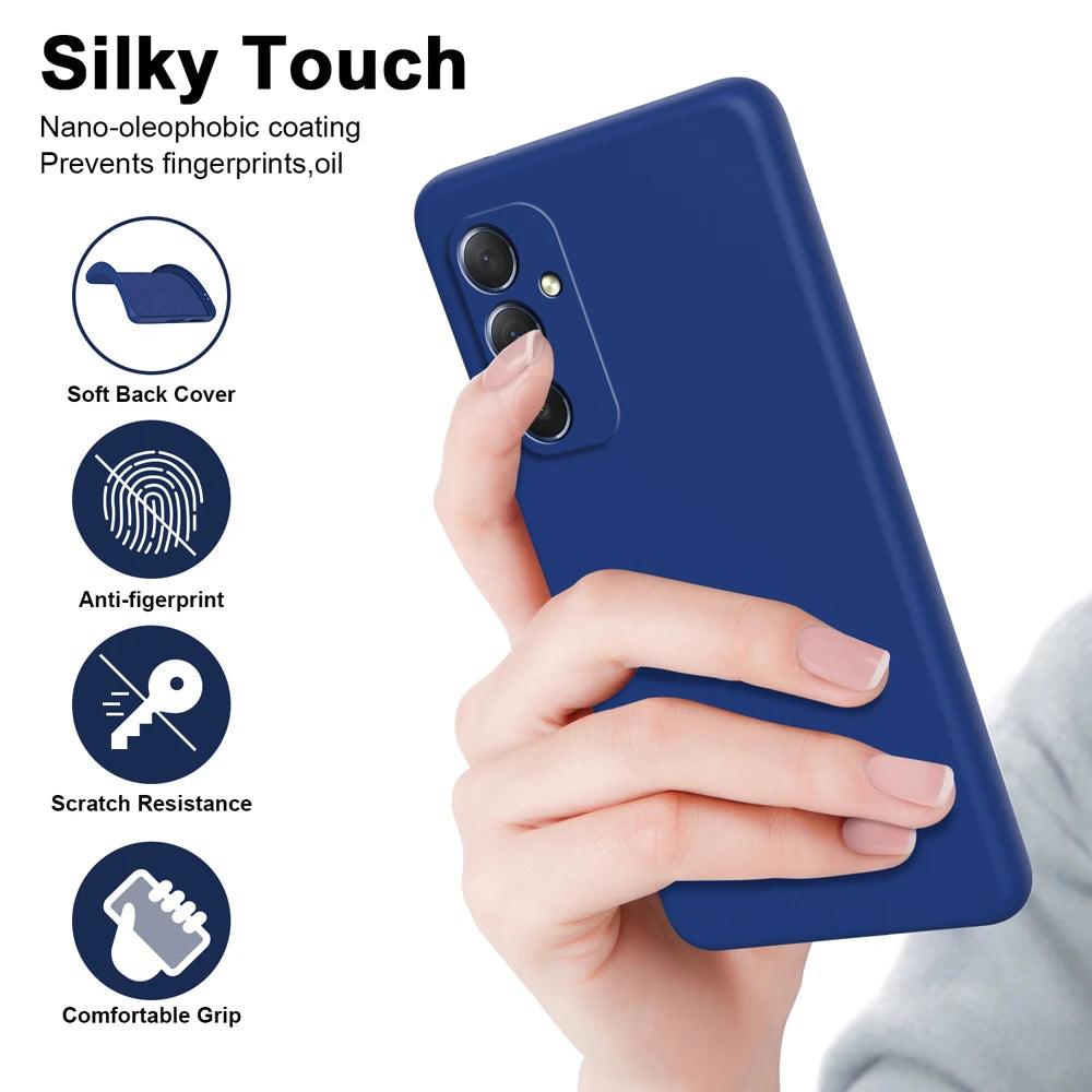 Original Solid Silicone Phone Case For Samsung Galaxy - IDefend