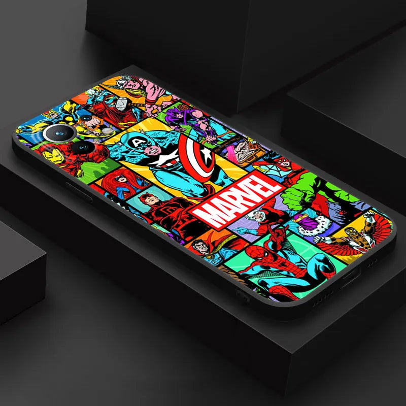 Avengers Endgame Heroes Marvel Phone Case For Xiaomi 14T 13T 12T 11T 10 14 Pro 12 Mi 11 Lite Poco X3 X4 X5 X6 M5 F5 F6 Pro Cover