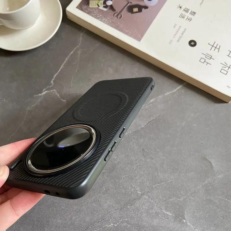 Pro Case Soft Silicone carbon fiber Magnetic Protective Back Cover Case For VIVO X200 - IDefend