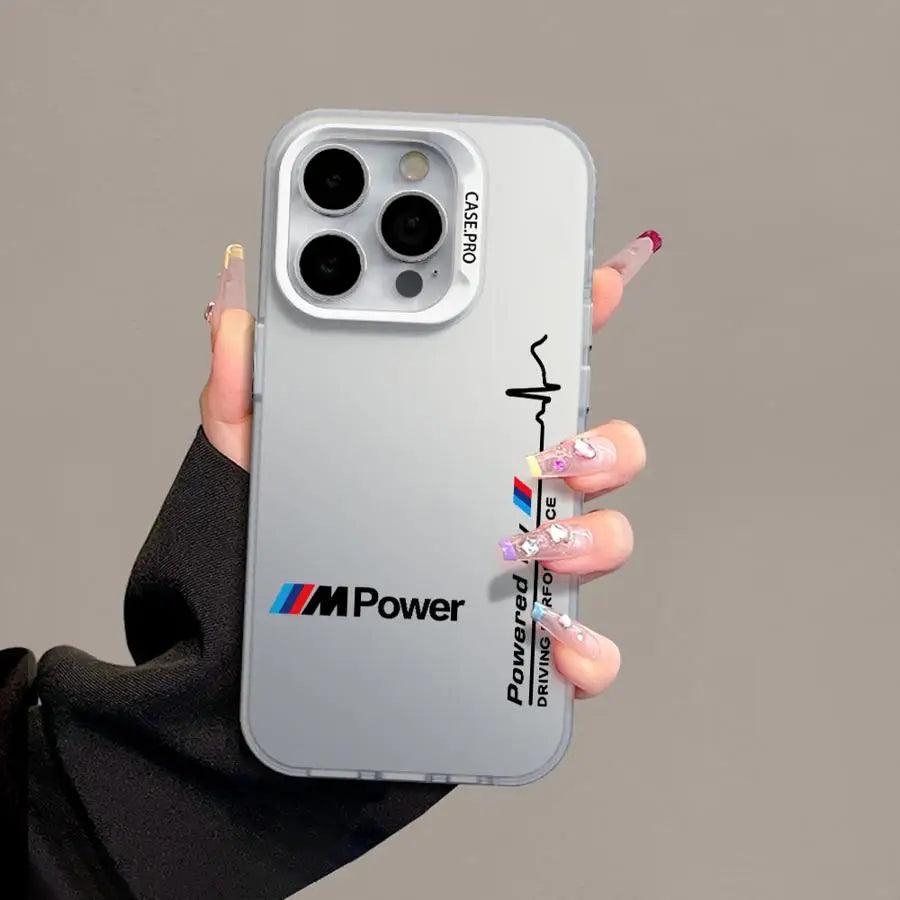 Sports Power-W Car Logo Cover Phone Case for iPhone - IDefend