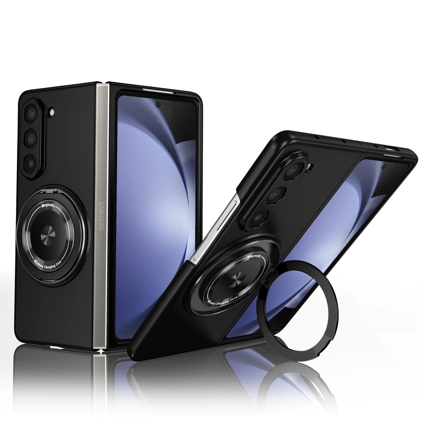 Foldable Magnetic Suction 360 ° Rotating Bracket Phone Case For Samsung - IDefend