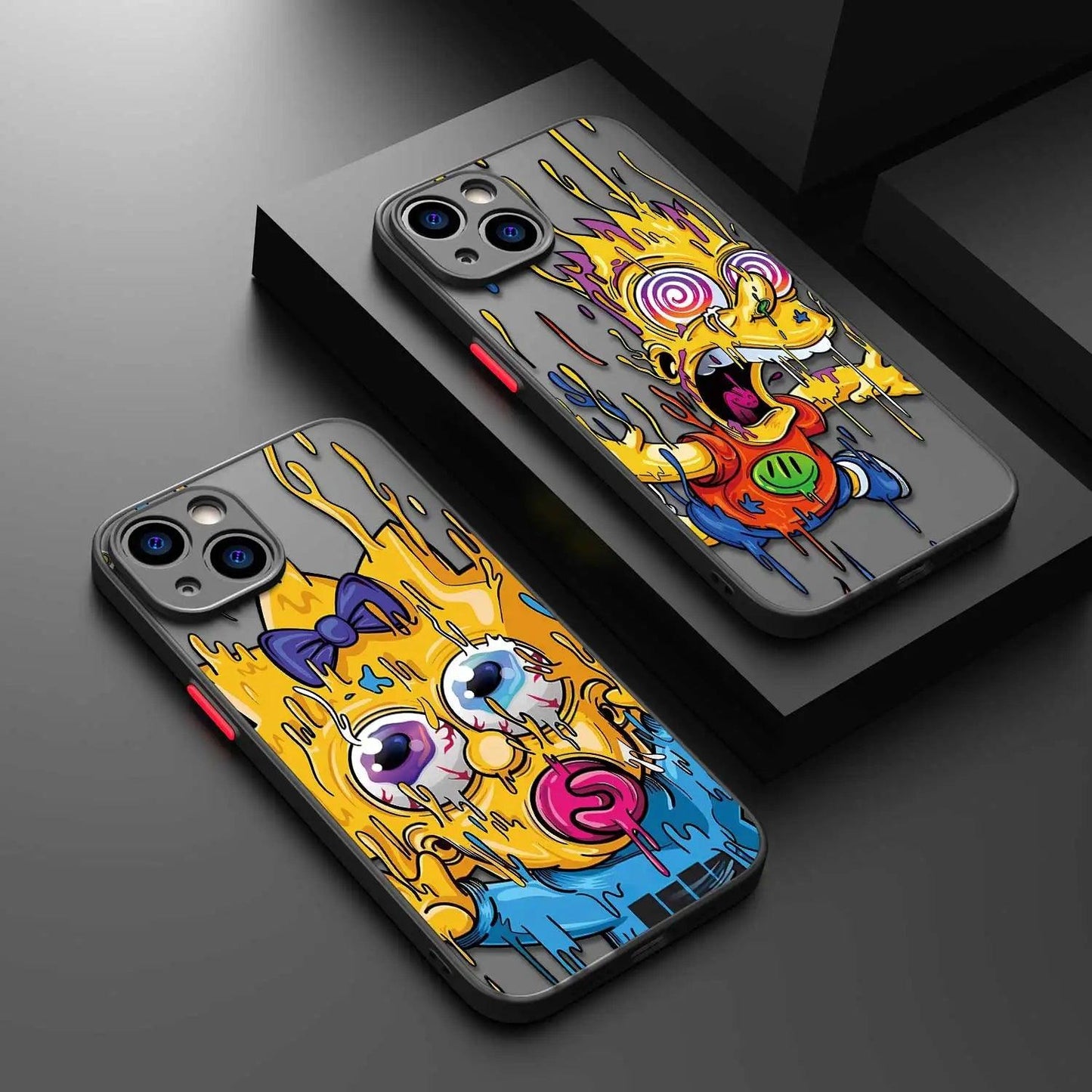 Matte Phone Case for iPhone The Simpsons Family - IDefend
