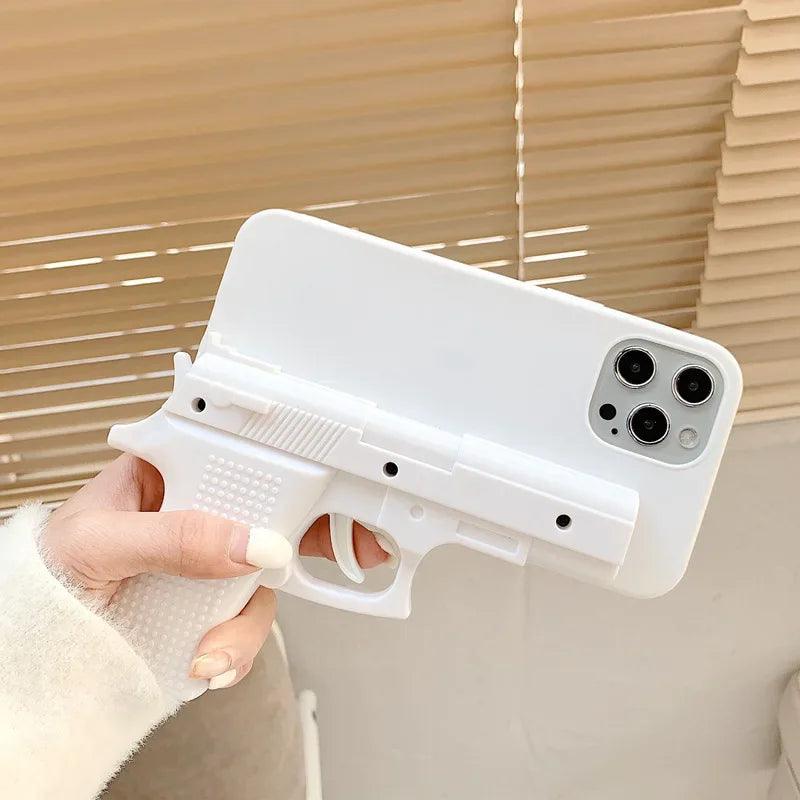 Creative Toy Pistol Mobile Phone Case Suitable for iPhone - IDefend