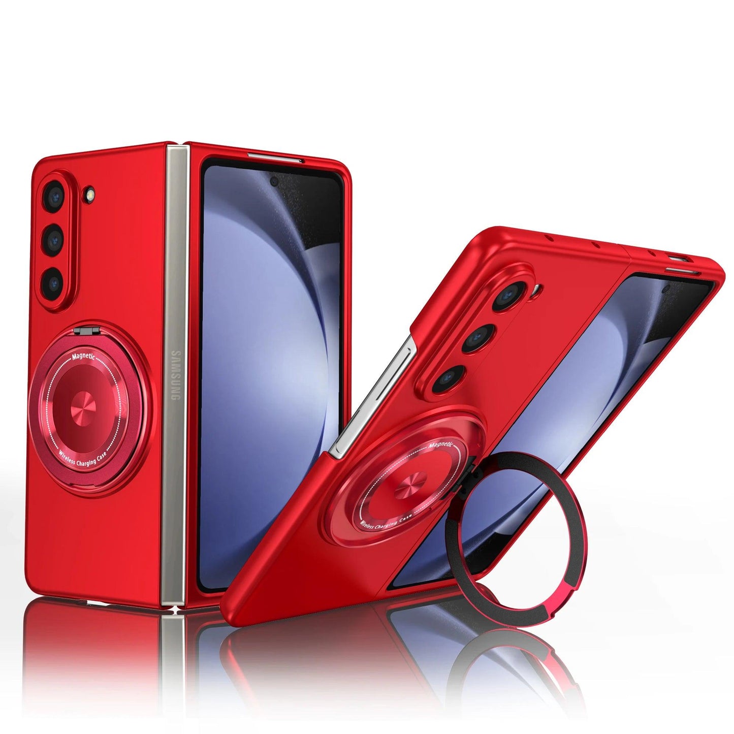 Foldable Magnetic Suction 360 ° Rotating Bracket Phone Case For Samsung - IDefend