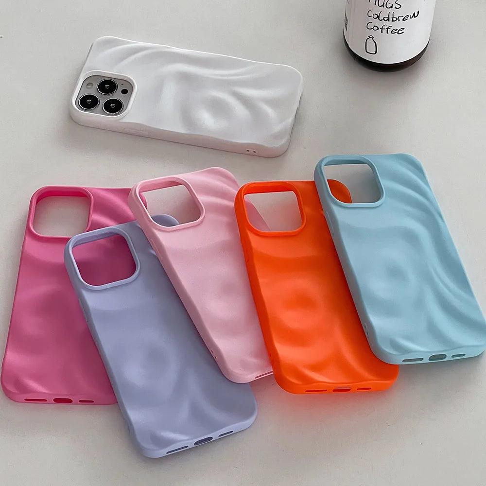 Matte Wrinkle Irregular Case for iPhone 0.1 - IDefend