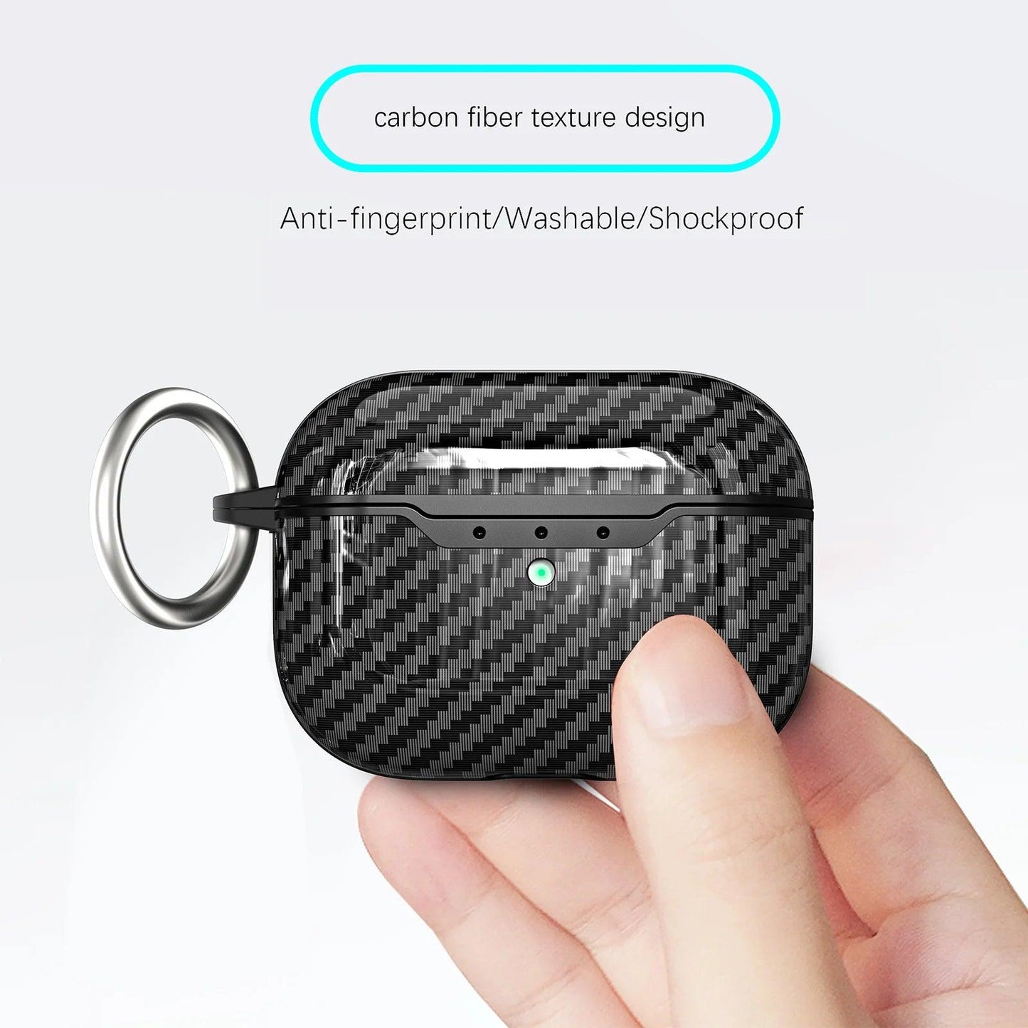Carbon Fiber Case For Apple AirPods - IDefend