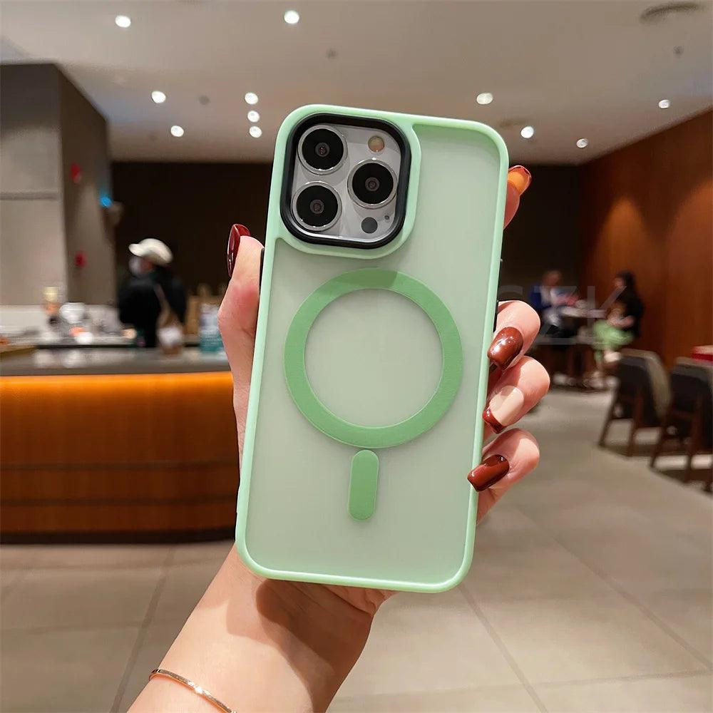 Luxury Magnetic For Magsafe Wireless Charge Phone Case For iPhone 0.2 - IDefend