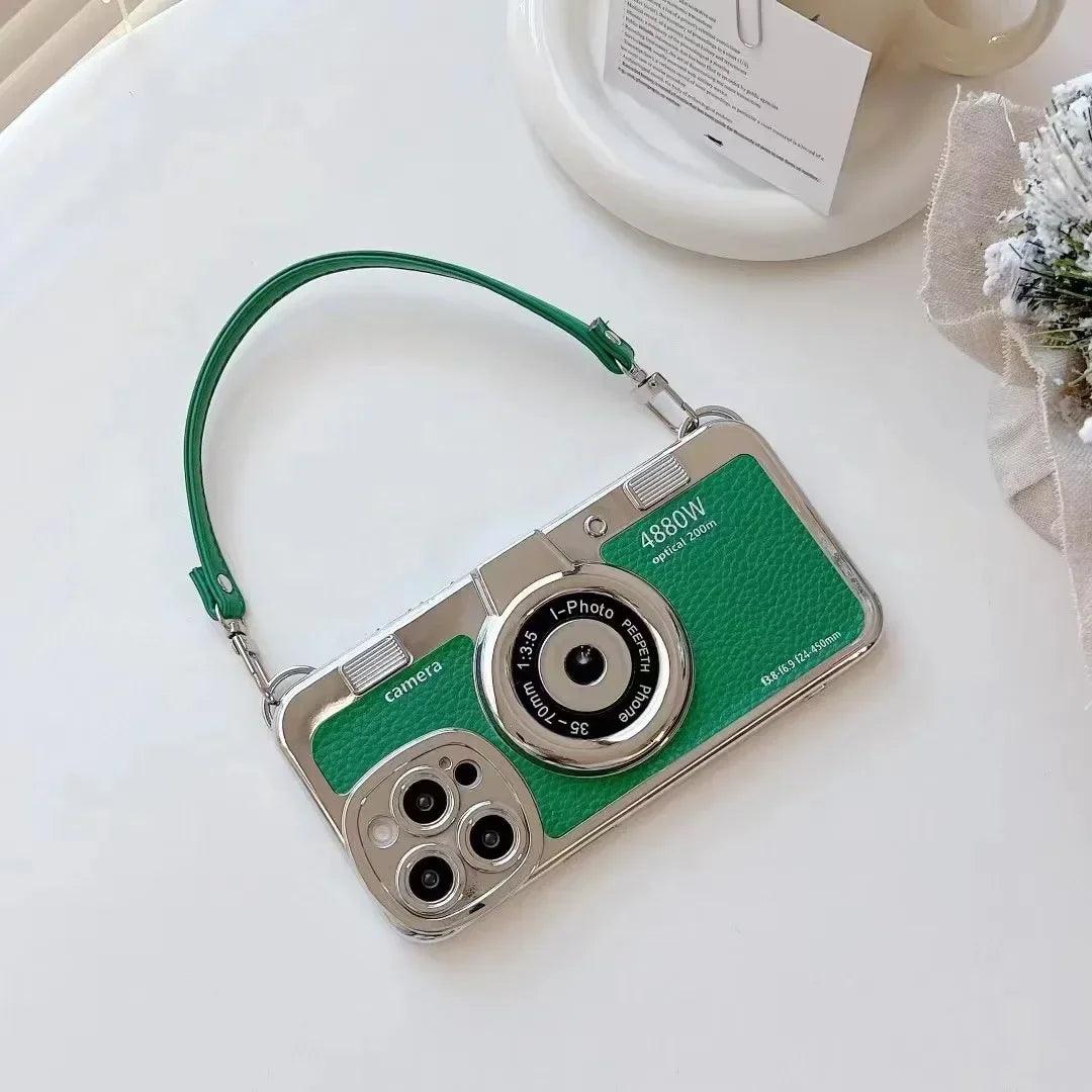 Creative Luxury 3D Retro Camera Phone Case for Iphone - IDefend