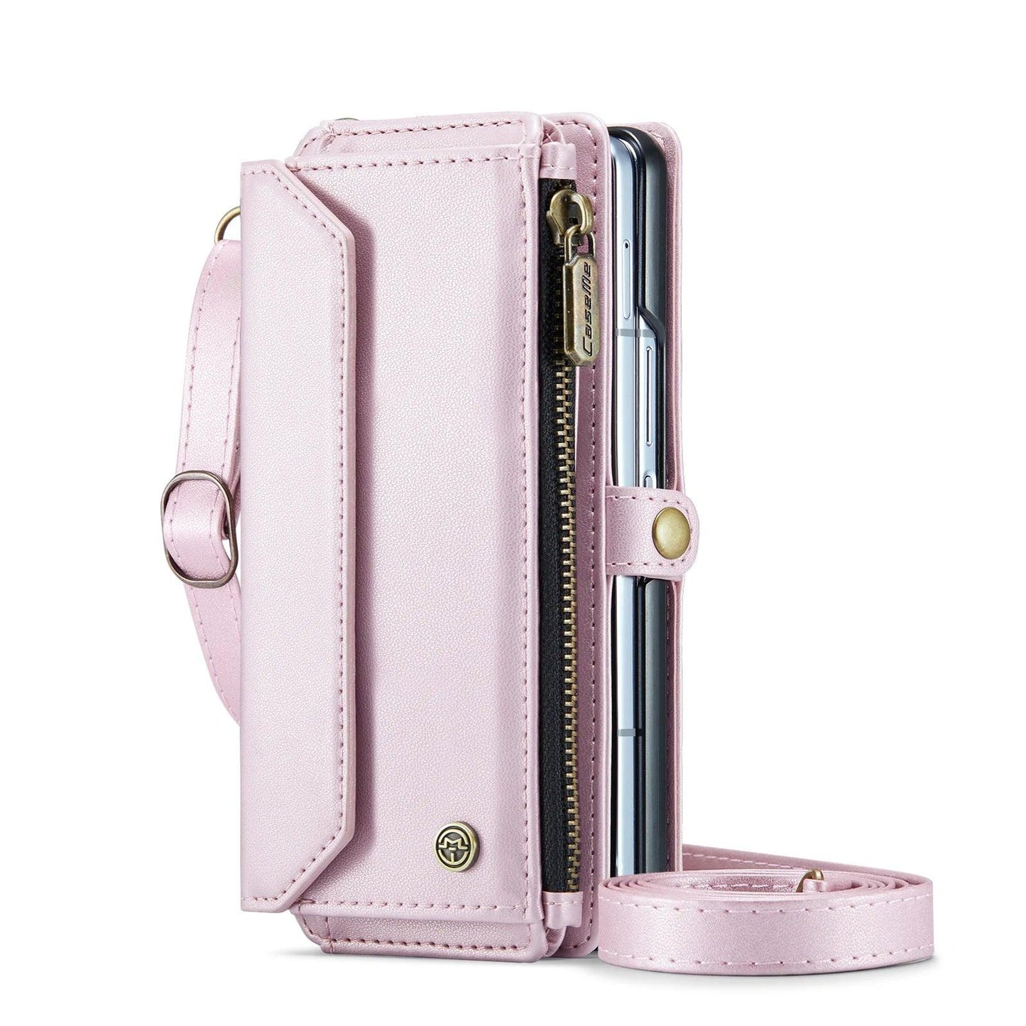 Leather Mobile Phone Case,Card Holder,Crossbody,Protective Cover,Suitable for Samsung Galaxy Z Fold - IDefend