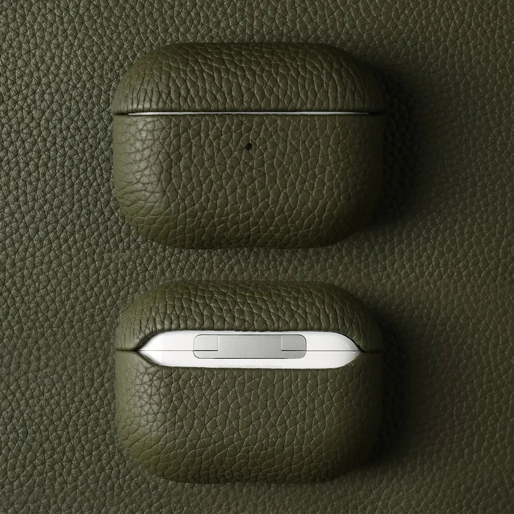 For Airpods Pro Case 100% Genuine Leather Case For Airpods 3 / 2 / Pro2 Protection Box Cases AirPods Case Cowhide Charging Box