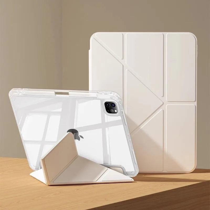 For iPad Air 5 2024 Air 6 11 iPad Pro 11 12.9 13 10 Gen 10.5 10.2 9th 8th 6th 5th 9.7 inch Mini 7 6 Smart Case with Pen Holder - IDefend