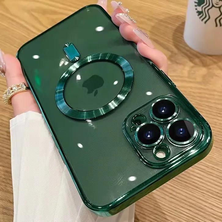 Magsafe Fashion Plating Lens Protector Case For iPhone 0.1 - IDefend