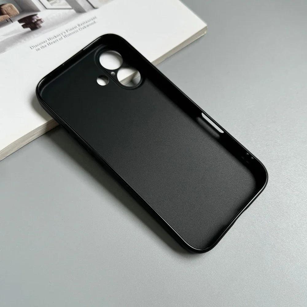 Luxury Full Black Silicone Matte Phone Case For iphone - IDefend