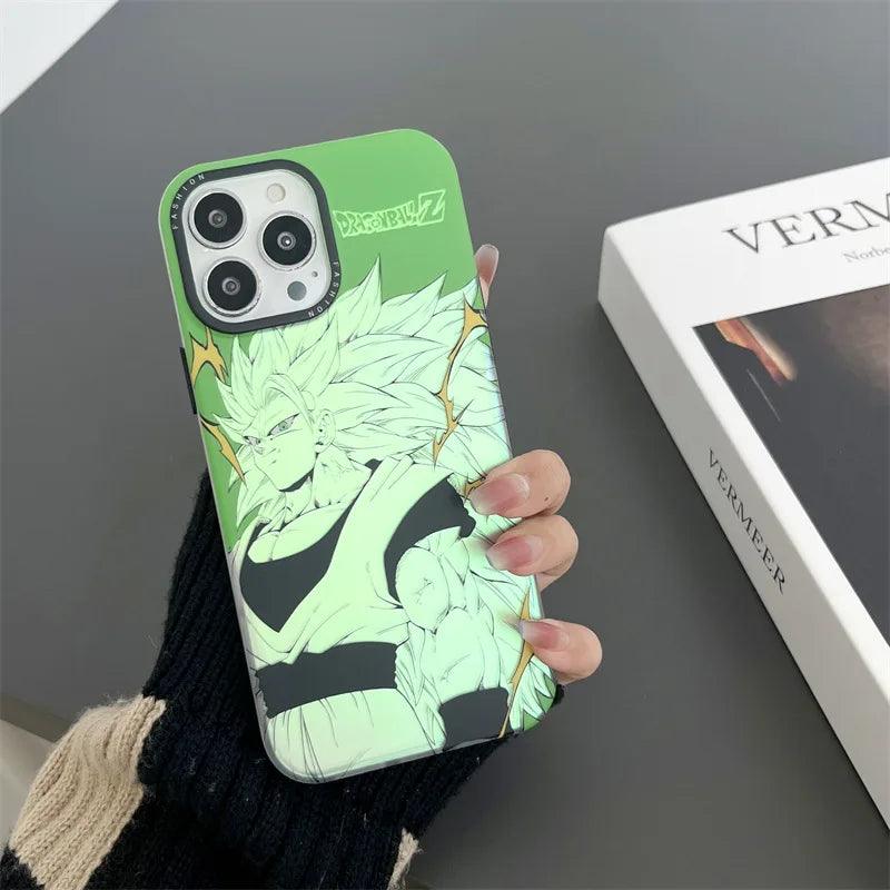 Dragon Ball Goku Vegeta Majin Buu Laser Phone Case for iPhone - IDefend