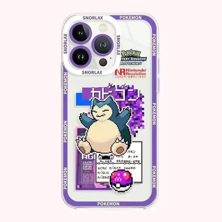 Pokemon Mewtwo Bulbasaur Transparent Phone Case For iPhone - IDefend